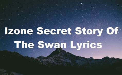 secret story of the swan lyrics
